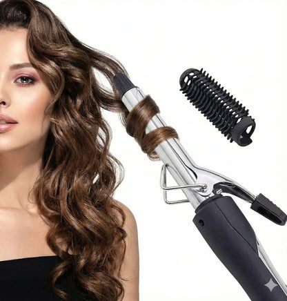 Titanium Hair Curler Machine | Professional Curling Tong with 8-Inch Barrel for Salon-Style Curls – CocoKart™