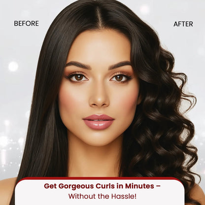 Titanium Hair Curler Machine | Professional Curling Tong with 8-Inch Barrel for Salon-Style Curls – CocoKart™