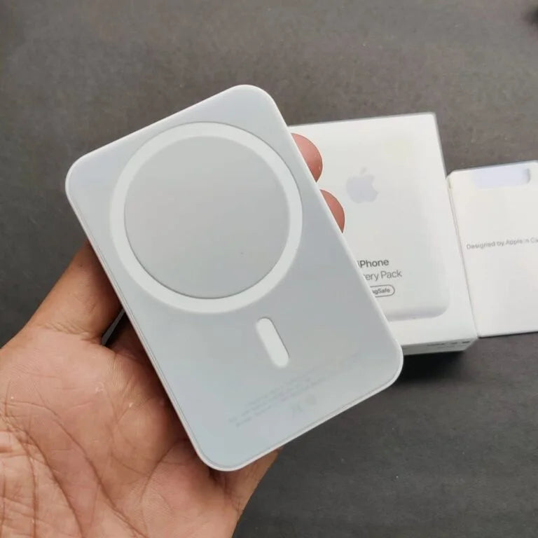MagSafe Wireless Power Bank 5000mAh | Portable Magnetic Charger (15W Fast Charging) – CocoKart™