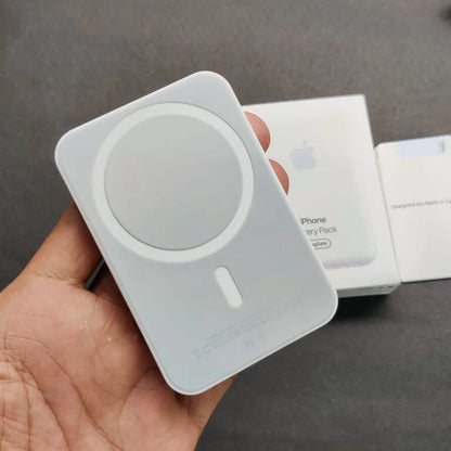 MagSafe Wireless Power Bank 5000mAh | Portable Magnetic Charger (15W Fast Charging) – CocoKart™