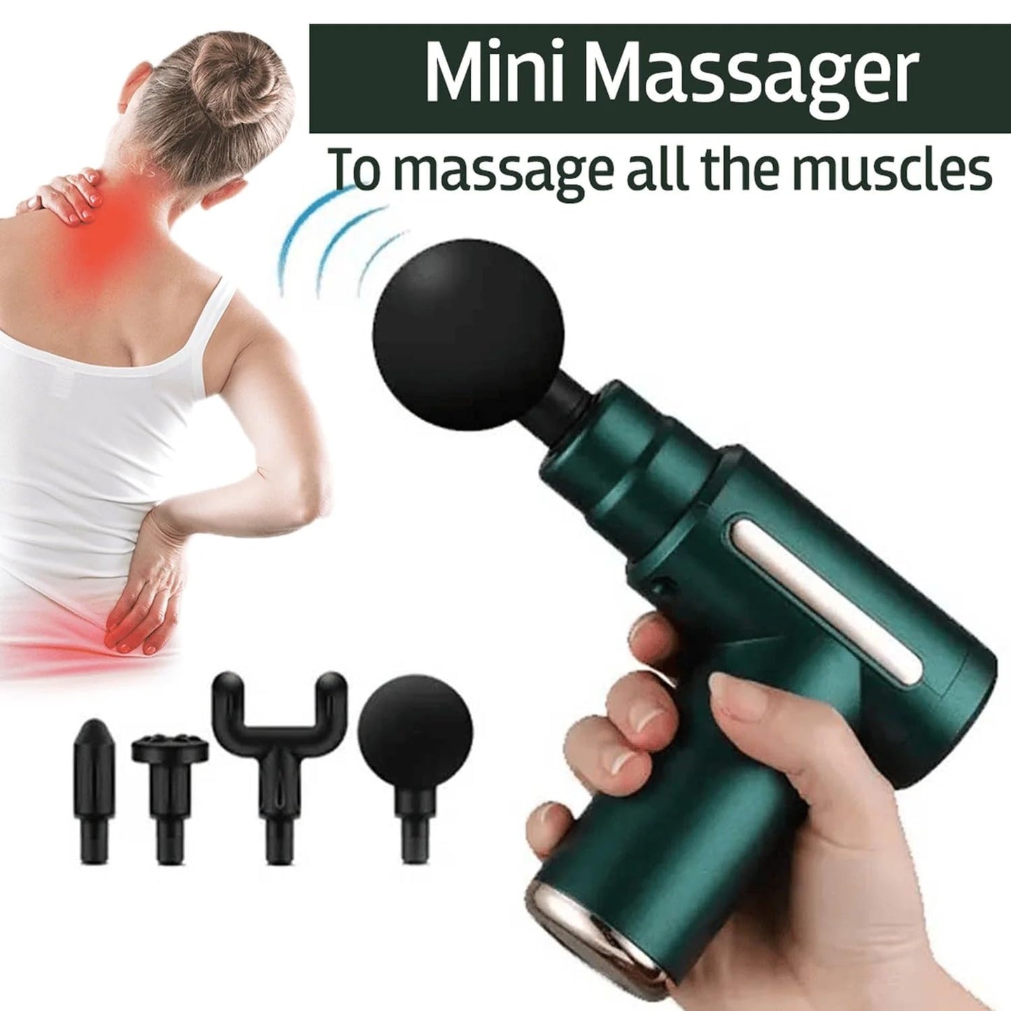 Deep Tissue Percussion Massage Gun | Full Body Pain Relief & Muscle Recovery – CocoKart™