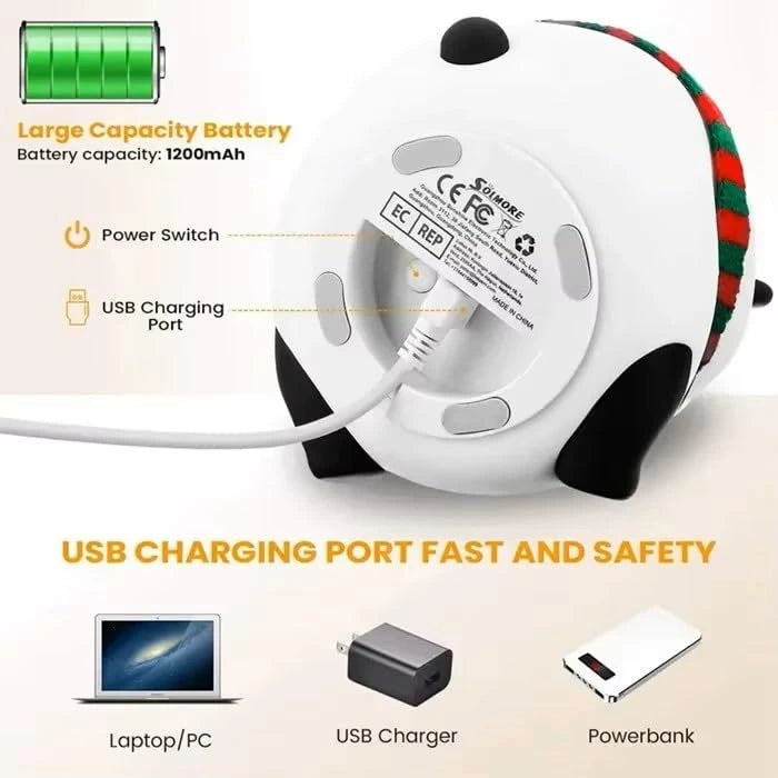 Panda Silicone Night Lamp | Cute Touch-Control 7-Color LED Kids Bedside Light for Bedroom & Nursery – CocoKart™