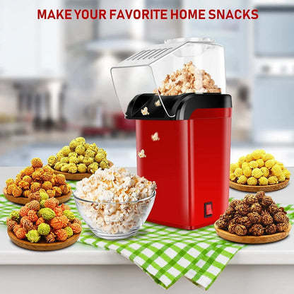 Oil-Free Popcorn Maker (1200W) | Electric Hot Air Popper Machine for Healthy Popcorn at Home – CocoKart™