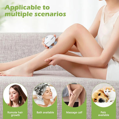 Electric Scalp Massager | 3-Speed Head Massager for Hair Growth, Stress Relief & Relaxation – CocoKart™