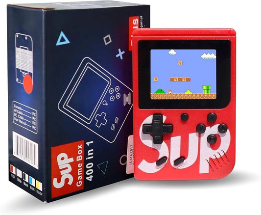 400-in-1 Retro Handheld Video Game Console | Rechargeable Pocket Game Box with TV Output for Kids – CocoKart™