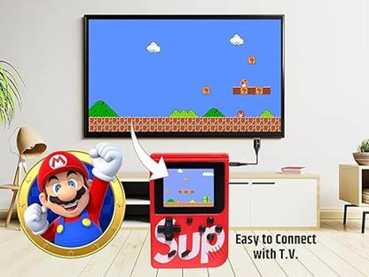 400-in-1 Retro Handheld Video Game Console | Rechargeable Pocket Game Box with TV Output for Kids – CocoKart™