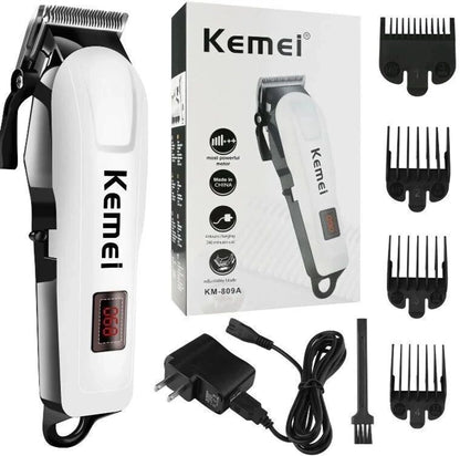 Rechargeable Hair Trimmer for Men | Waterproof Beard & Hair Clipper with USB Charging & 4 Combs – CocoKart™