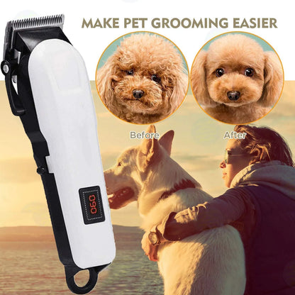 Rechargeable Hair Trimmer for Men | Waterproof Beard & Hair Clipper with USB Charging & 4 Combs – CocoKart™
